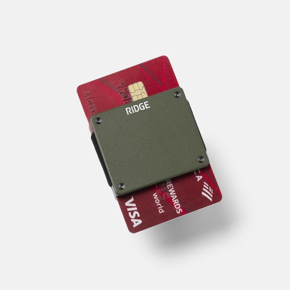 Ridge Olive Green Wallet Cardholder